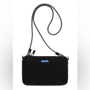 KAVU So Snuggy Crossbody Bag Black Shadow NWT